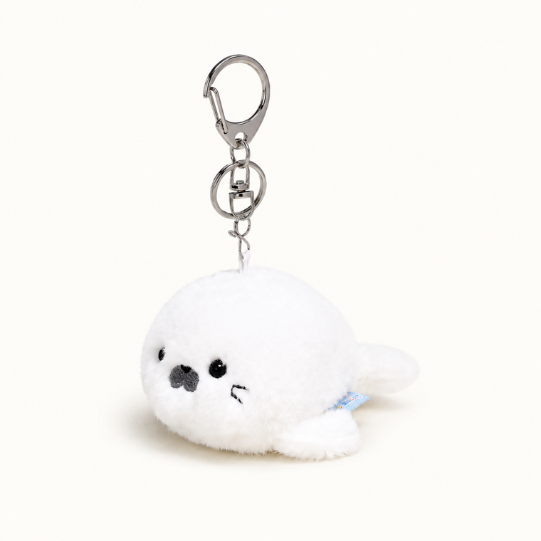 Miso — Squeaky White Seal Bag Charm